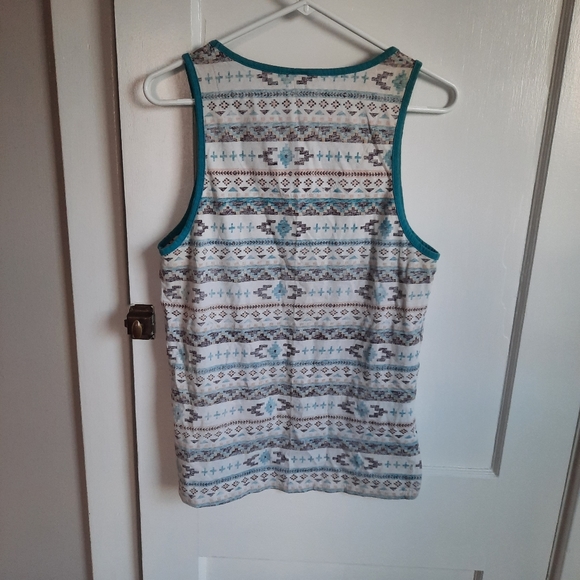 NWOT Reversible Aztec Pattern Tank Top - Picture 5 of 5